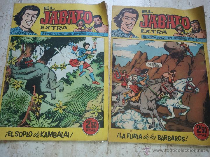 Tebeos: 2 COMICS EL JABATO ANTIGUOS - Foto 1
