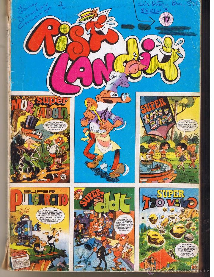 BDs: RISA LANDIA. N&ordm; 17. CINCO REVISTAS. VER EN LA PORTADA. BRUGUERA . (C/A41)