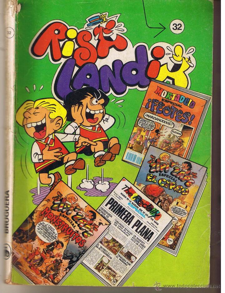 BDs: RISA LANDIA. N&ordm; 32. DOS REVISTAS. VER EN LA PORTADA. BRUGUERA . (C/A41)