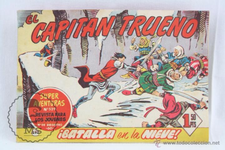 Giornalini: Antiguo C&oacute;mic Capit&aacute;n Trueno - N&ordm; 272. &iexcl;Batalla en la Nieve! - Ed. Bruguera, 1956-68