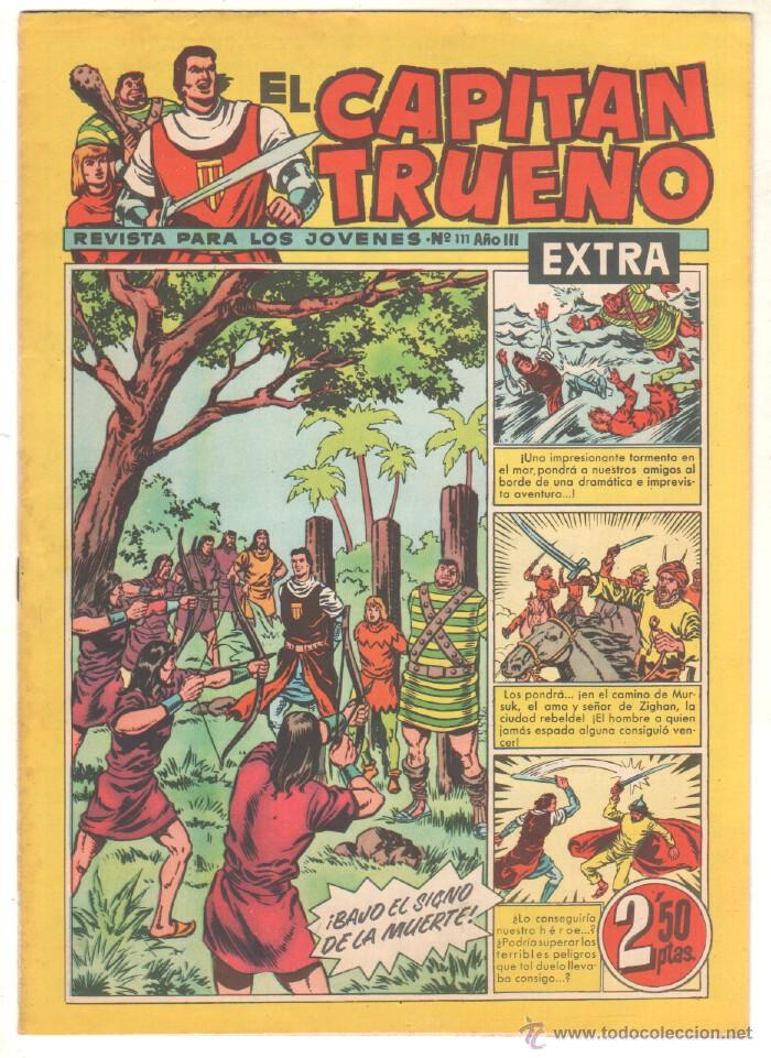 Tebeos: EL CAPITAN TRUENO EXTRA ORIGINAL N&ordm; 111 - Foto 1
