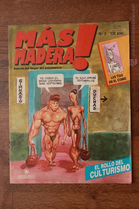 Comics: MAS MADERA N&ordm; 3 - SEMANARIO DE HUMOR - Bolet&iacute;n del hogar del pensionista - EL ROLLO DEL CULTURISMO