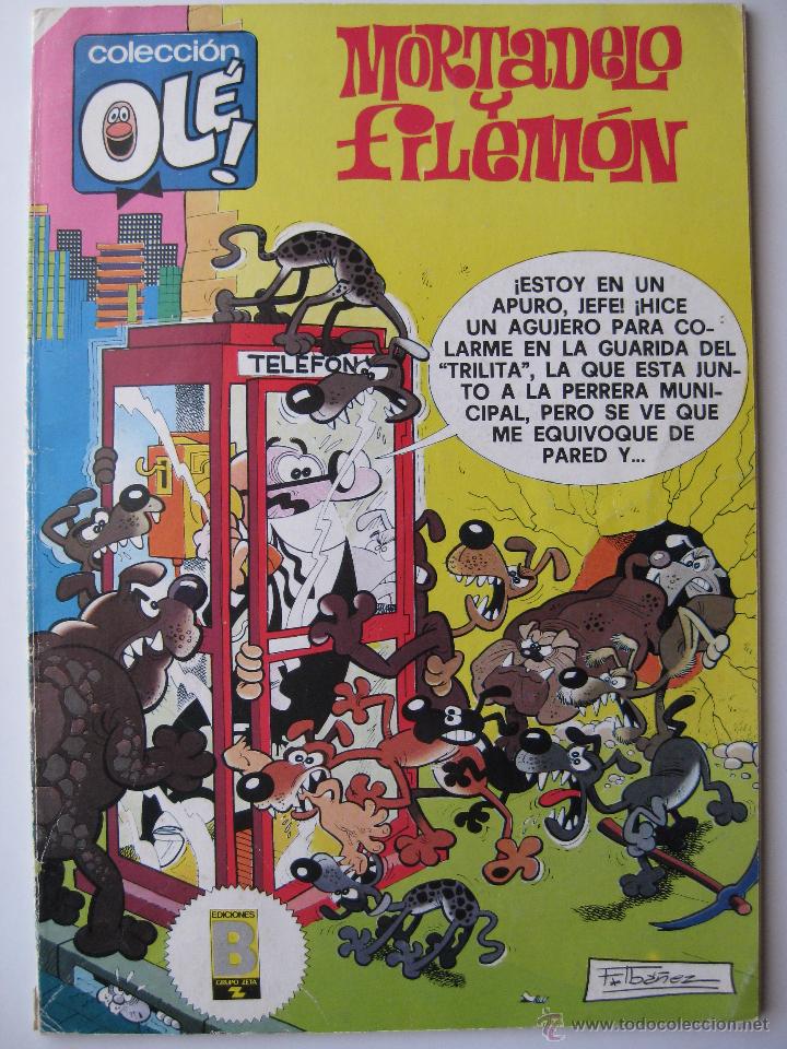 Mortadelo y Filemon / Colección Olé 203 - M.135, Ediciones B 1º Edición  Mayo 1989