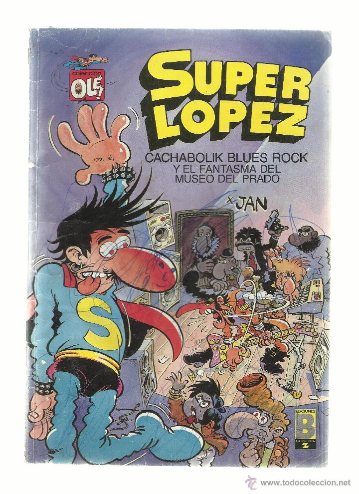Tebeos: super lopez coleccion ole tapas rayadas dentro bien - Foto 1