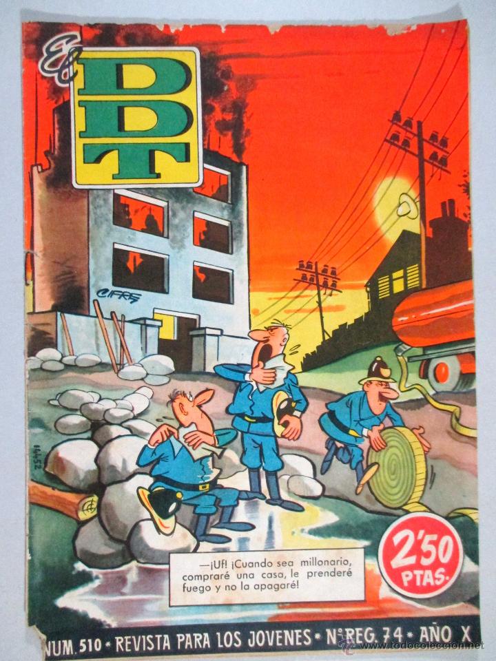 Tebeos: EL DDT , N&ordm; 510 , BRUGUERA - Foto 1