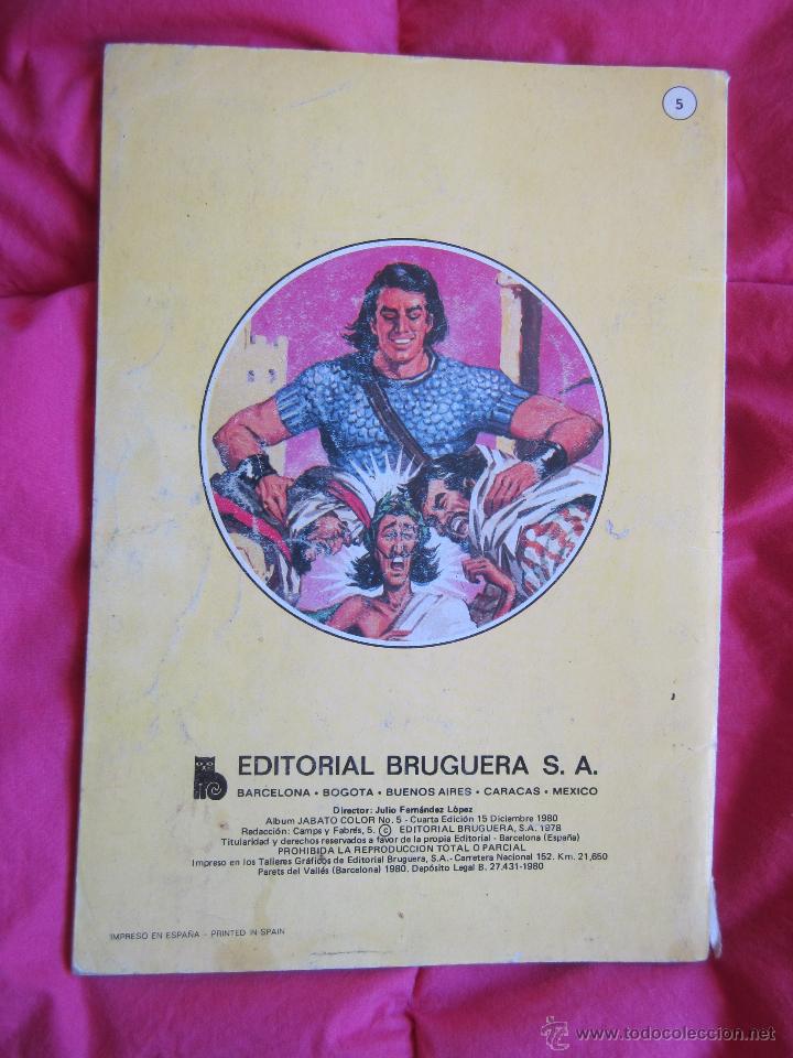 Tebeos: JABATO N&ordm; 5 - BRUGUERA - Foto 2