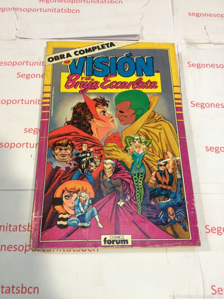 Tebeos: LA VISI&Oacute;N Y LA BRUJA ESCARLATA - OBRA COMPLEA - FORUM - Foto 1