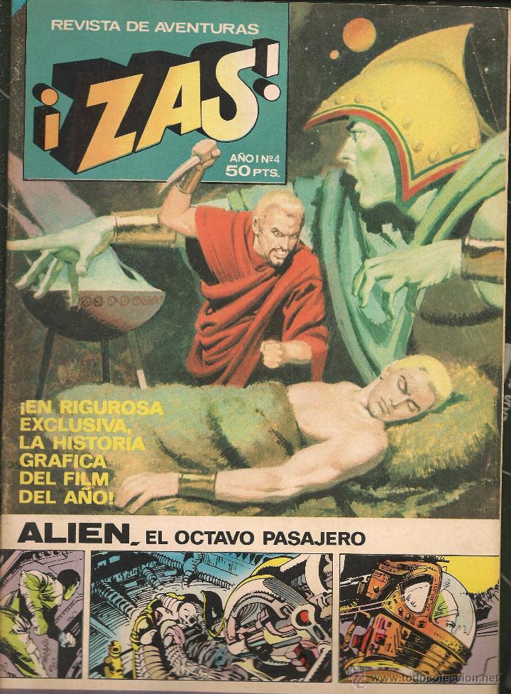 Comics: &iexcl; ZAS !. N&ordm; 4. BRUGUERA 1979. (RF.MA). C/ 40.