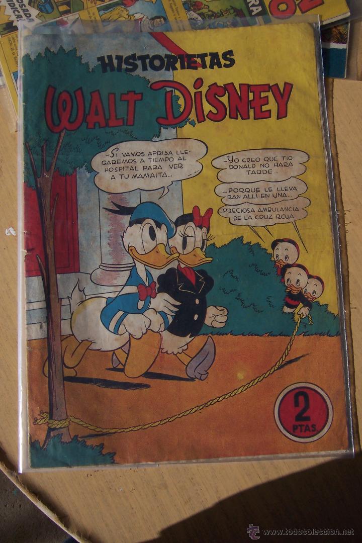 Tebeos: BRUGUERA, HISTORIETAS WALT DISNEY 1&ordf; ED. JULIO 1945 y otro de Enero 1945