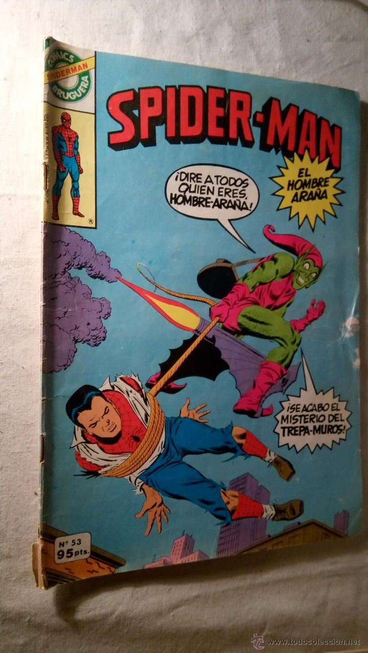 Tebeos: ANTIGUO COMIC SPIDER-MAN N&ordm; 53 COMICS BRUGUERA. - Foto 1