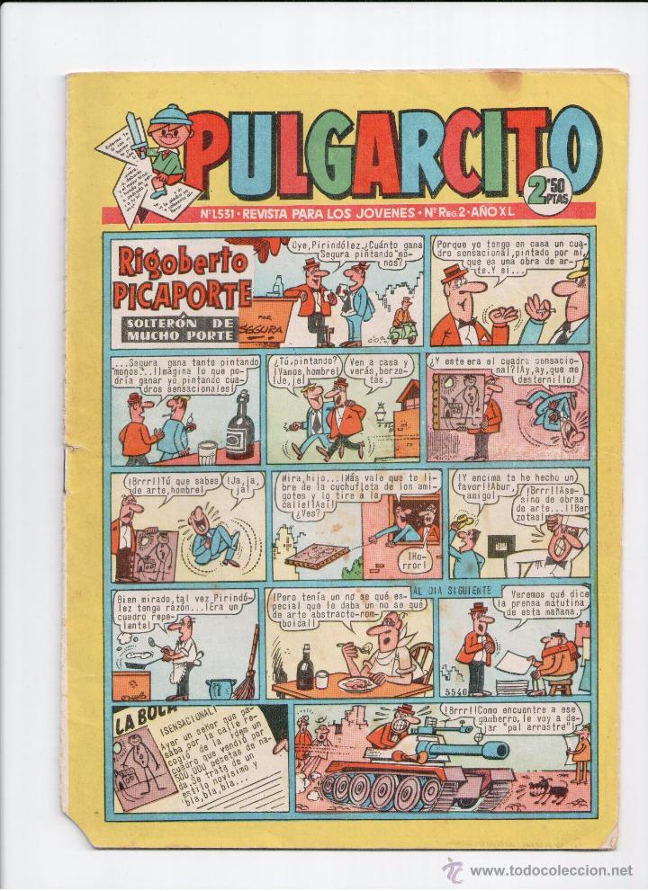 Tebeos: PULGARCITO N&ordm; 1531 - Foto 1