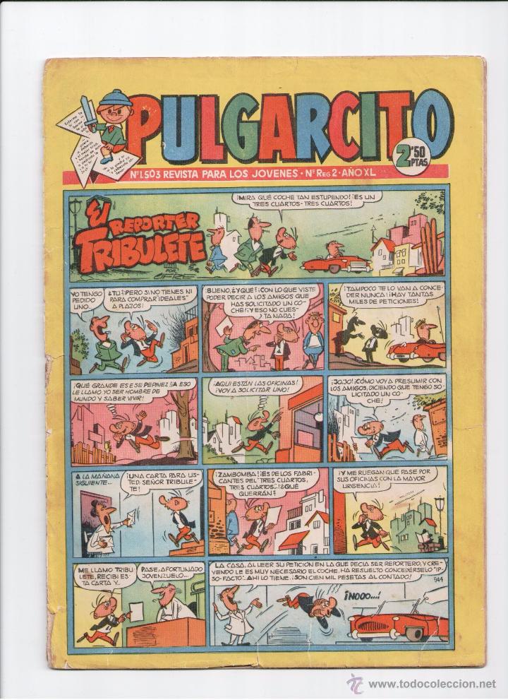 Tebeos: PULGARCITO - N&ordm; 1503 - Foto 1