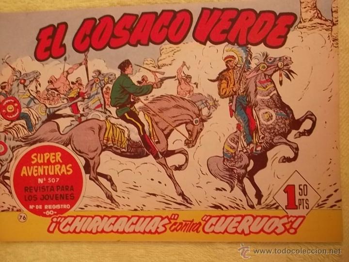 Tebeos: EL COSACO VERDE 1961 N&ordm; 76 - Foto 1