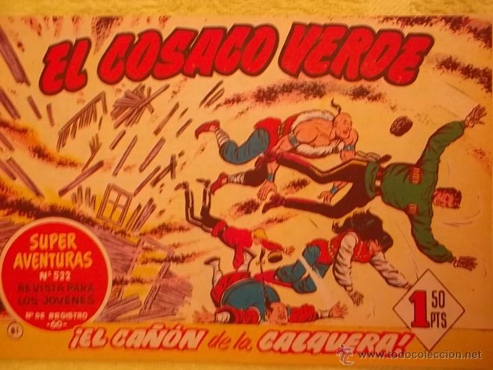 Tebeos: EL COSACO VERDE 1961 N&ordm; 81 - Foto 1