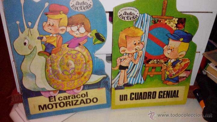 Tebeos: TROQUELADOS AUTO ESCUELA - EL CARACOL MOTORIZADO - UN CUADRO GENIAL -bruguera