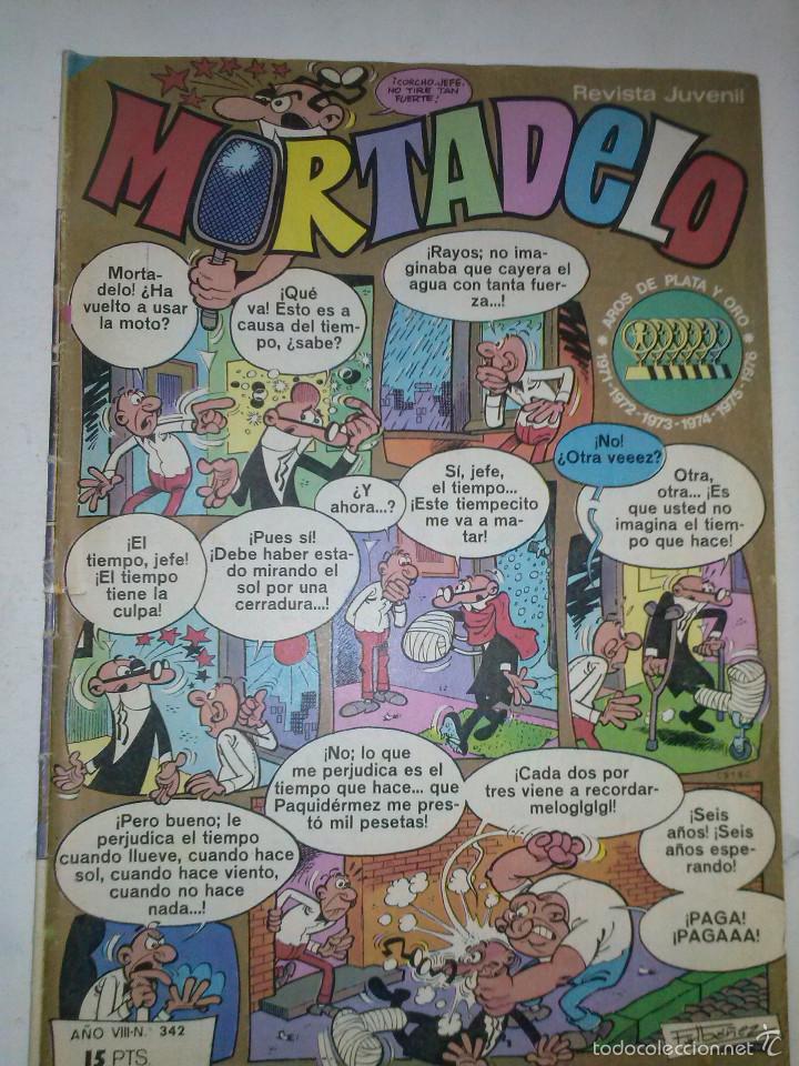 Tebeos: MORTADELO SEMANAL-BRUGUERA- N&ordm; 339- 23-MAYO-1977-COMANCHE-CORSARIO DE HIERRO-SIR TIM- BUENO-VEA-1797