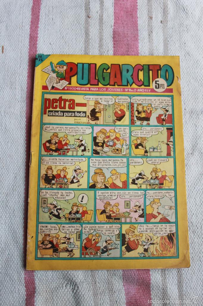 Tebeos: PULGARCITO N&ordm; 1800 - Foto 1
