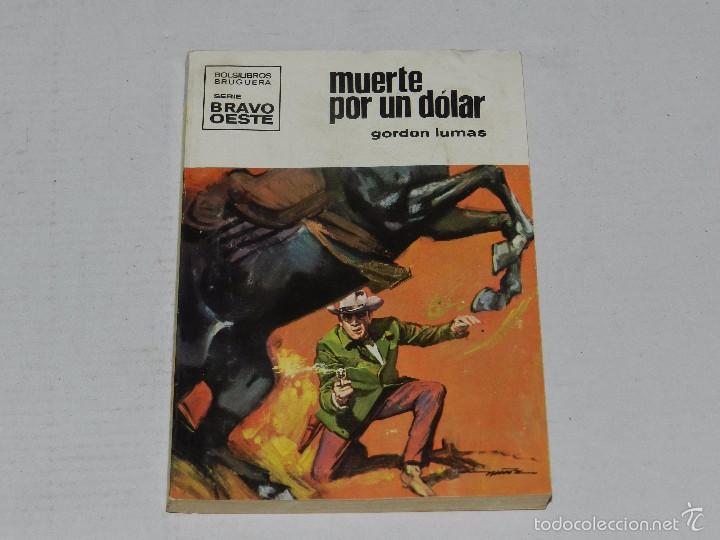 Tebeos: (MCAJA) SERIE BRAVO OESTE  NUM 486 , BOLSILIBROS BRUGUERA , SE&Ntilde;ALES DE USO