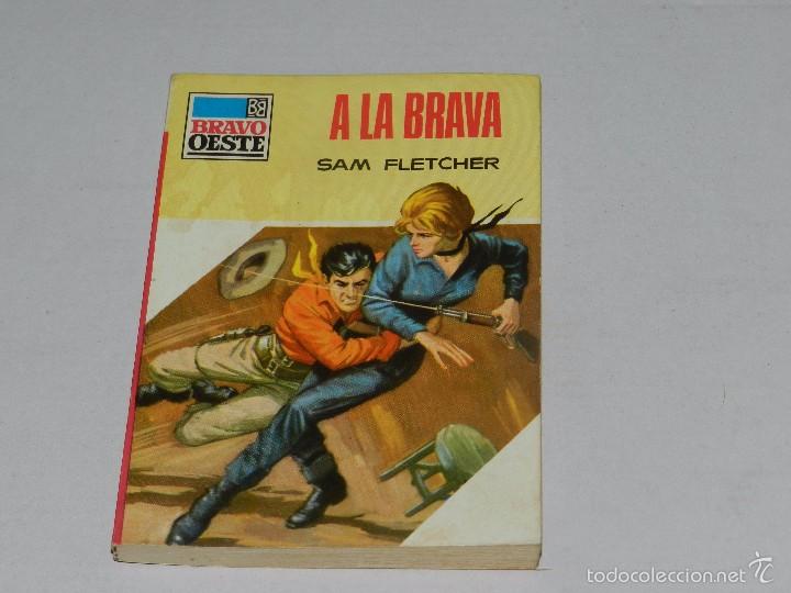 Tebeos: (MCAJA) SERIE BRAVO OESTE  NUM 424 , BOLSILIBROS BRUGUERA , SE&Ntilde;ALES DE USO