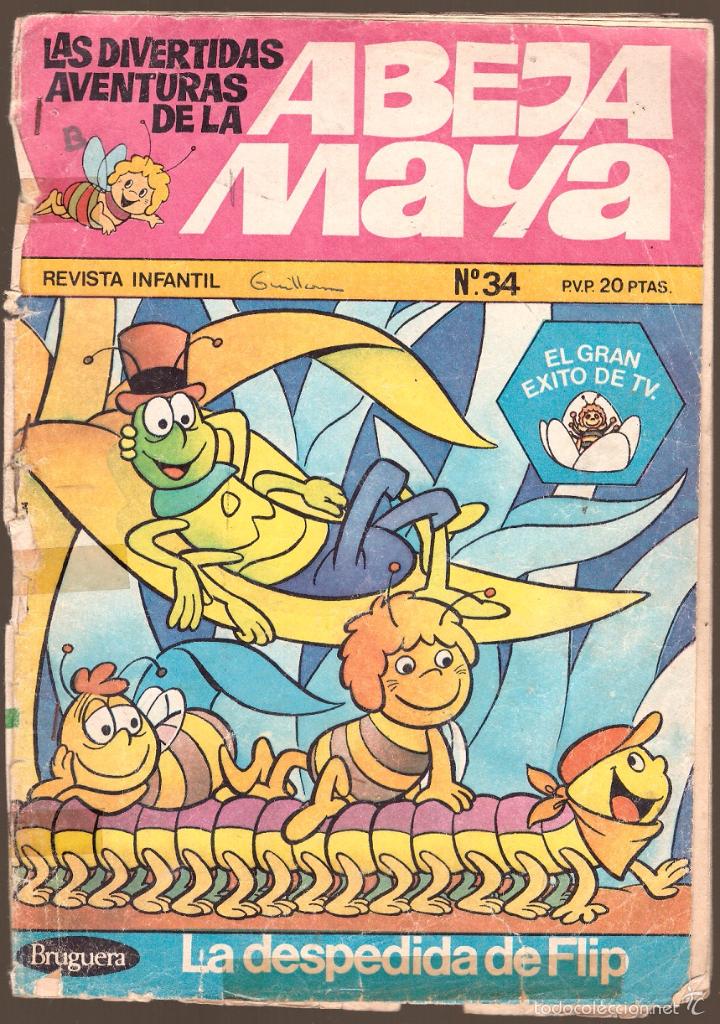 Tebeos: Las divertidas aventuras de la abeja Maya, 34: La despedida de Flip - OFERTAS DOCABO TEBEOS (c-d-a)