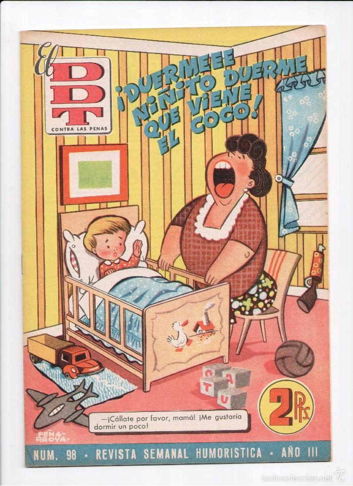 Tebeos: DDT N&ordm;  98  BRUGUERA 1951 - Foto 1