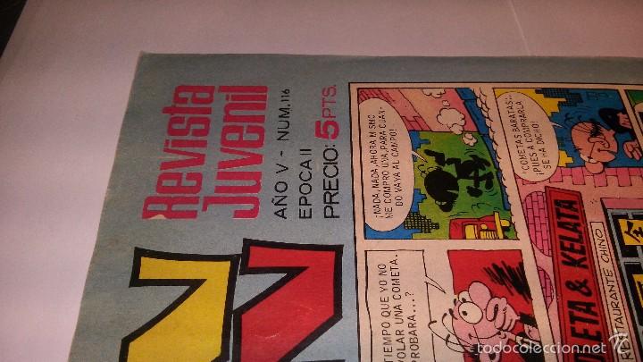 Tebeos: LA100 COMIC TEBEO ORIGINAL DIN DAN N&ordm; 116 - Foto 2