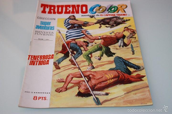 Tebeos: Trueno Color N&ordm; 94 A&ntilde;o 1971 Tenebrosa Intriga Editorial Bruguera