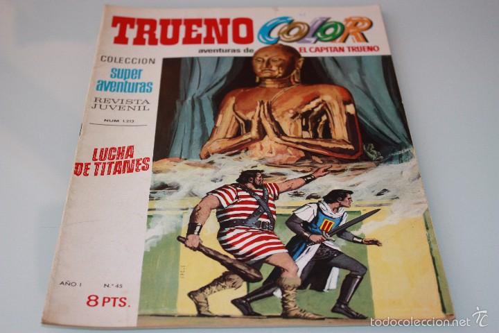 Tebeos: Trueno Color N&ordm; 45 A&ntilde;o 1970 Lucha De Titanes Editorial Bruguera