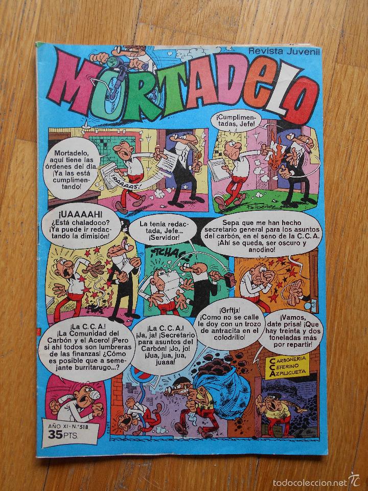 Tebeos: MORTADELO A&ntilde;o XI , Numero 518 - Foto 1
