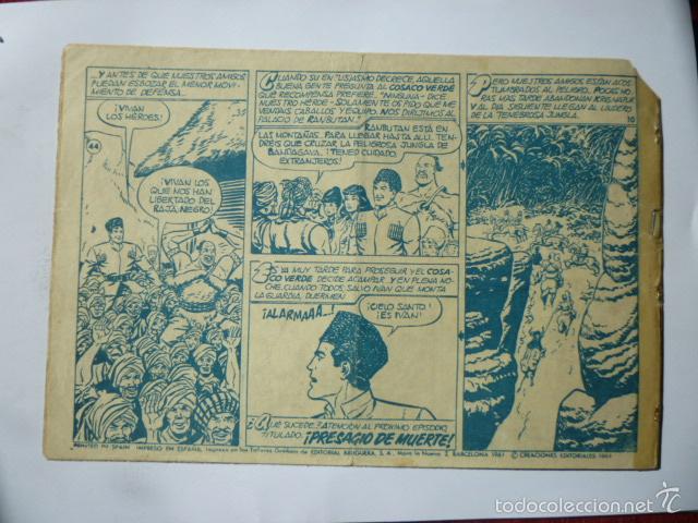 Tebeos: COMIC EL COSACO VERDE N&ordm; 44. ORIGINAL. - Foto 2