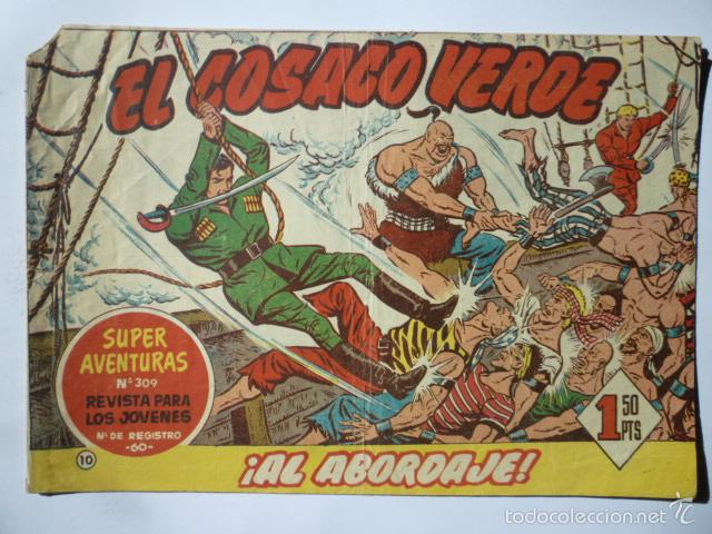 Tebeos: COMIC EL COSACO VERDE N&ordm; 10. ORIGINAL. - Foto 1