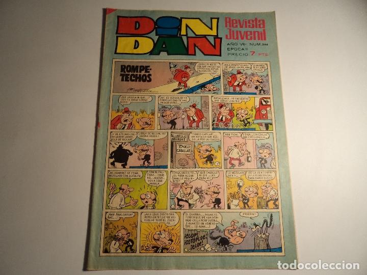 Tebeos: din dan. n&ordm; 244. Bruguera. 2&ordf; epoca - Foto 1