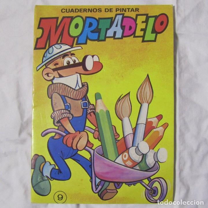 Tebeos: Cuadernos de pintar Mortadelo n&ordm; 9 Sin usar - Foto 1