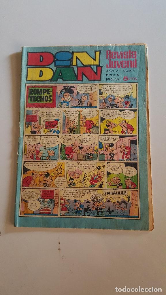 Tebeos: DIN DAN   - N&ordm; 92  EPOCA II   -- A&Ntilde;O IV - Foto 1