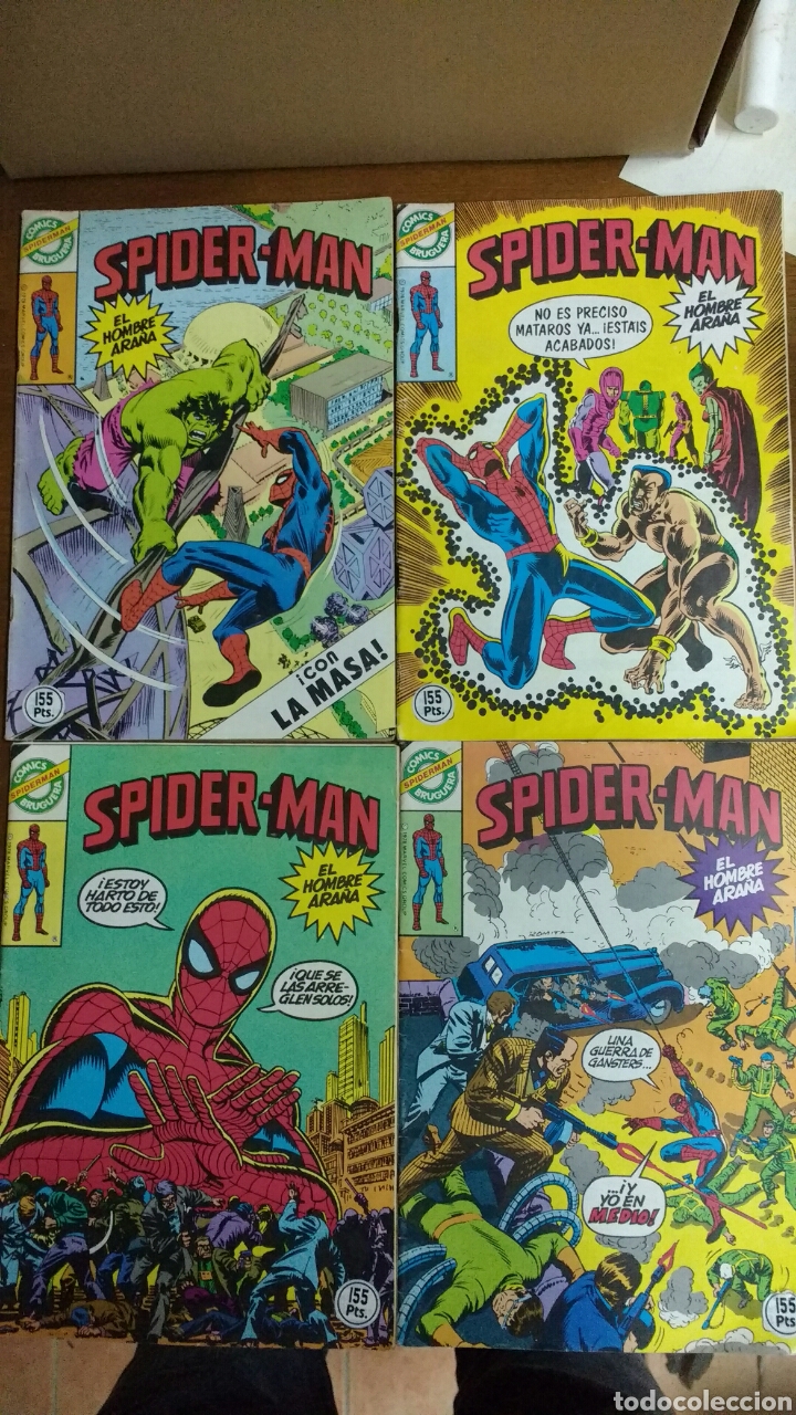 Tebeos: Cuatro n&uacute;meros Spiderman. Bruguera. - Foto 1