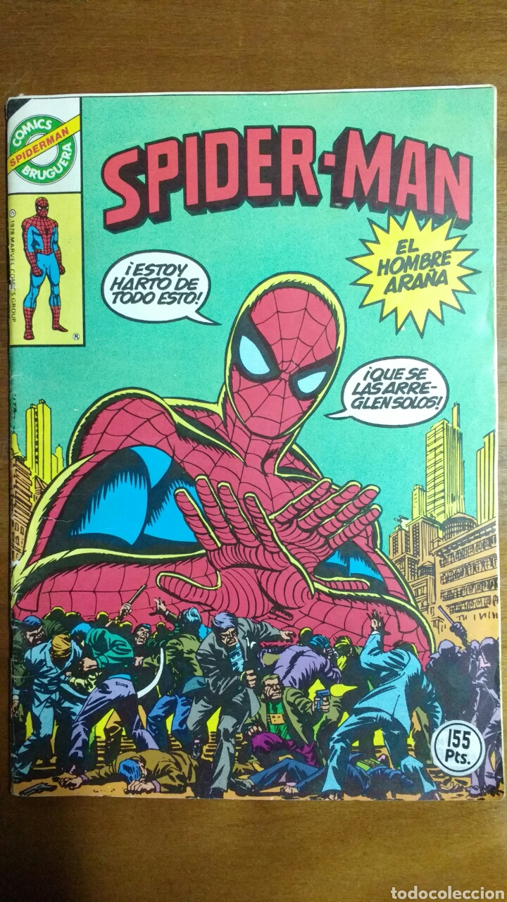 Tebeos: Cuatro n&uacute;meros Spiderman. Bruguera. - Foto 2