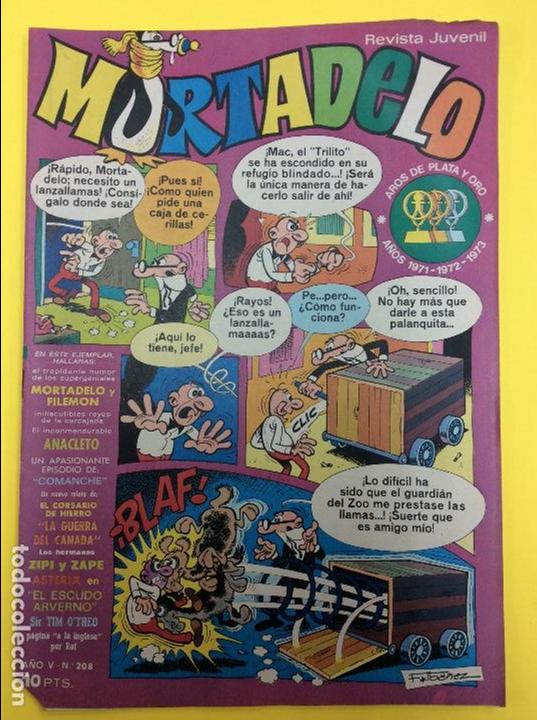 Tebeos: MORTADELO 208 - DE DISTRIBUIDORA, SIN LEER - Foto 1