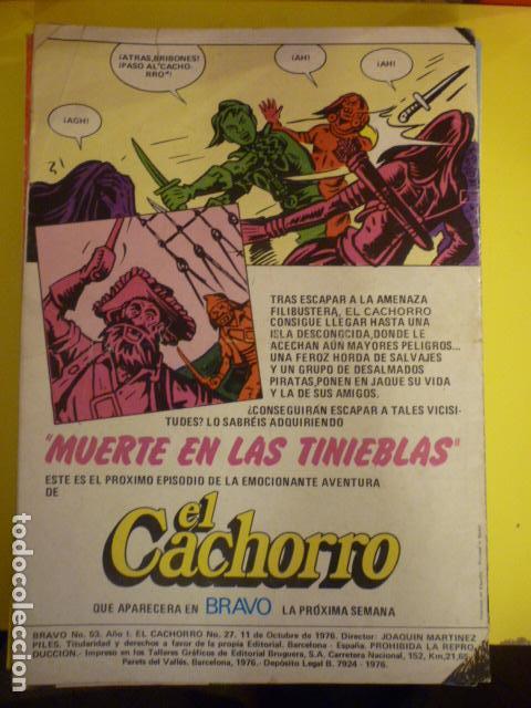 Tebeos: COMIC BRAVO, EL CACHORRO &iexcl;EL CAPITAN BATAN!. A&Ntilde;O I. N&ordm;53. - Foto 2