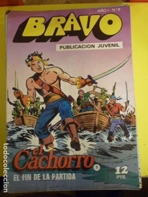 Tebeos: COMIC BRAVO, EL CACHORRO, EL FIN DE LA PARTIDA. A&Ntilde;O I. N&ordm;9. - Foto 1