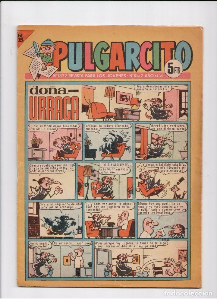 Tebeos: PULGARCITO N&ordm; 1832 - Foto 1