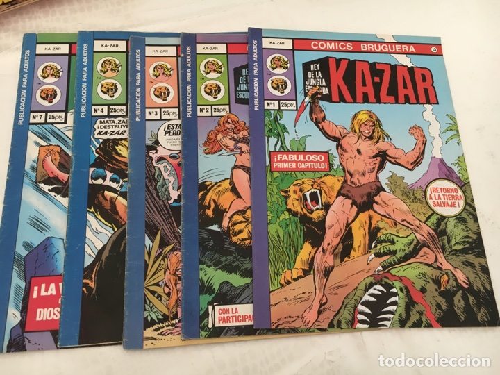 Tebeos: Ka-zar lote n&uacute;meros 1,2,3,4 y 7 - Foto 1