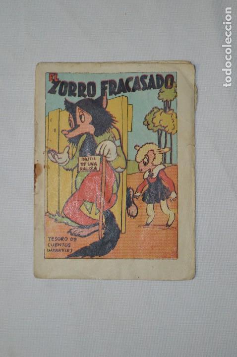 Tebeos: El zorro fracasado. Tesoro de cuentos infantiles. Editorial Bruguera. Barcelona. romanjuguetesymas.