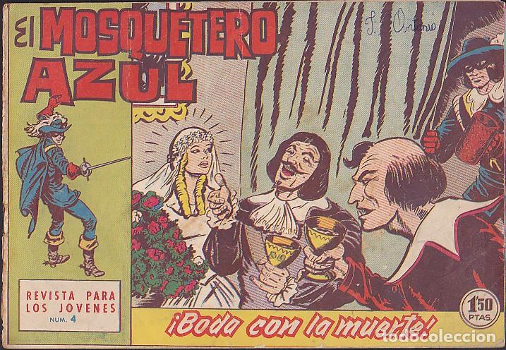 Tebeos: COMIC COLECCION EL MOSQUETERO AZUL &ordm;N 4 - Foto 1