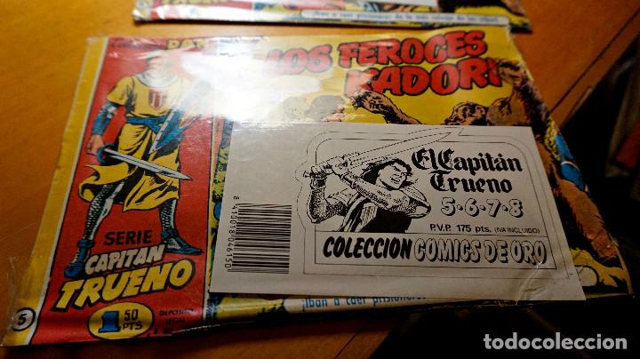Tebeos: facsimil capitan trueno 5 6 7 8 - Foto 1