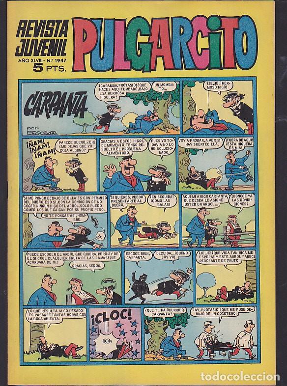 Tebeos: COMIC COLECCION PULGARCITO N&ordm; 1947 - Foto 1