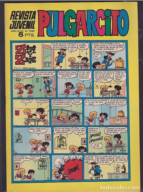 Tebeos: COMIC COLECCION PULGARCITO N&ordm; 1992 - Foto 1