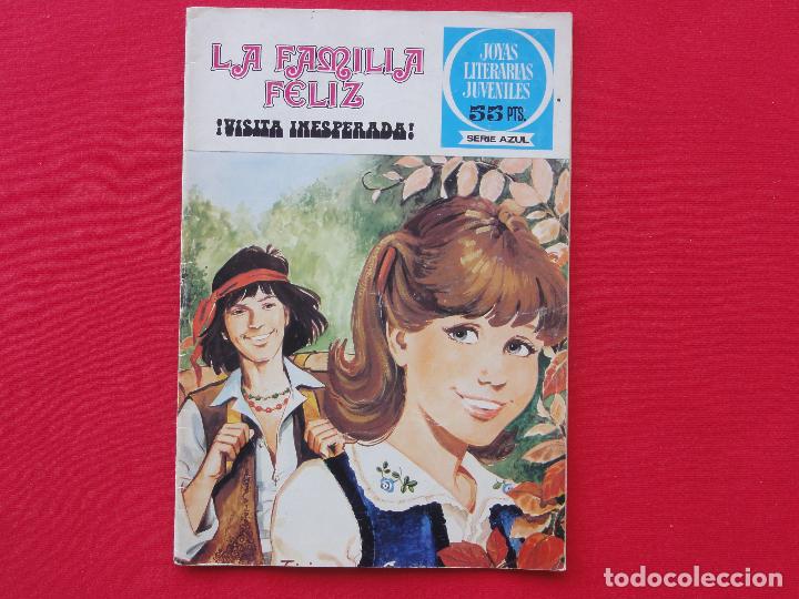Giornalini: JOYAS LITERARIAS FEMENINAS SERIE AZUL N&ordm; 21. LA FAMILIA FELIZ-UNA VISITA INESPERADA. C-6