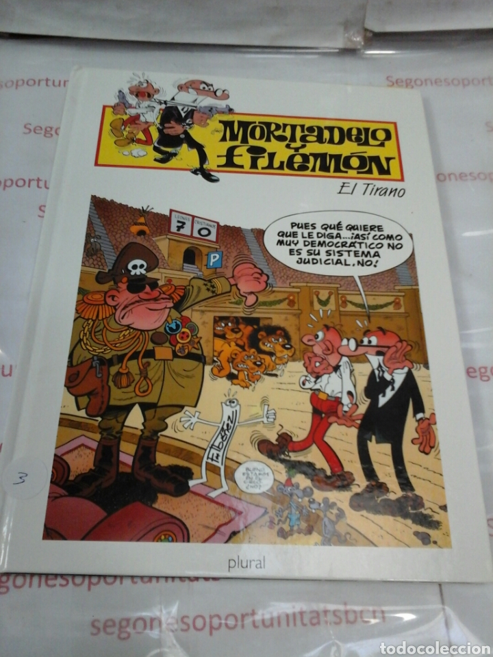 Tebeos: MORTADELO Y FILEMON - EL TIRANO - PLURAL - ED. FOLIO - Foto 2