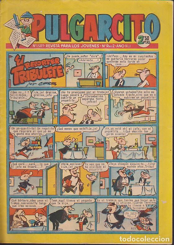 Tebeos: COMIC COLECCION PULGARCITO N&ordm; 1589 - Foto 1