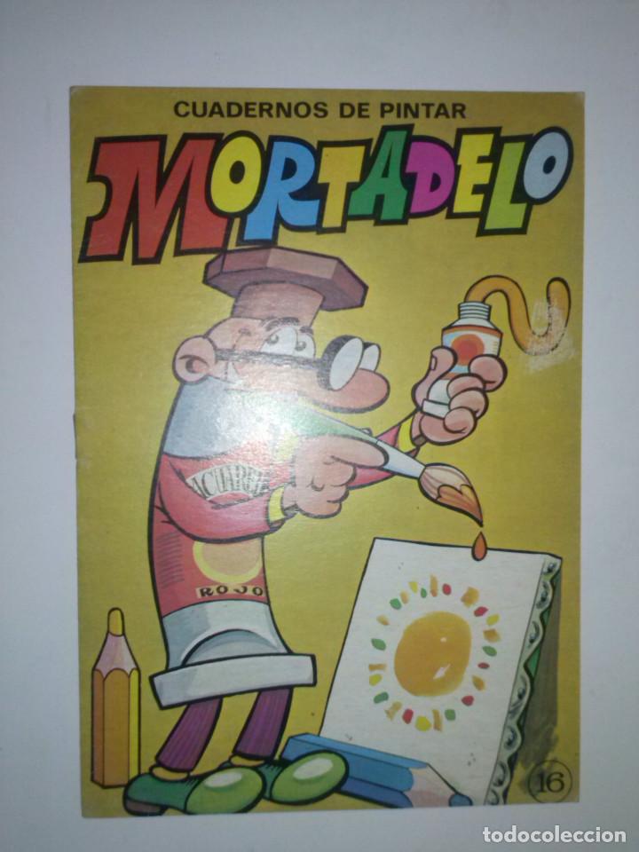 Tebeos: MORTADELO-CUADERNOS PARA PINTAR-BRUGUERA- N&ordm; 16 -FLAMANTE-SIN USO-MUY ESCASO-&Uacute;NICO EN TC-1972-9613